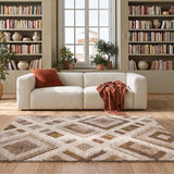 Alfombra Teva 54027 02 Beige Para salón Universal XXI