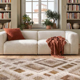 Alfombra Teva 54027 02 Beige Salón Universal XXI